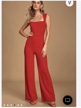 Lulu's Enticing Endeavers Wide-Leg Jumpsuit